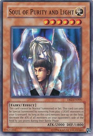 Soul of Purity and Light (DB2-EN005) - Dark Beginning 2 Unlimited