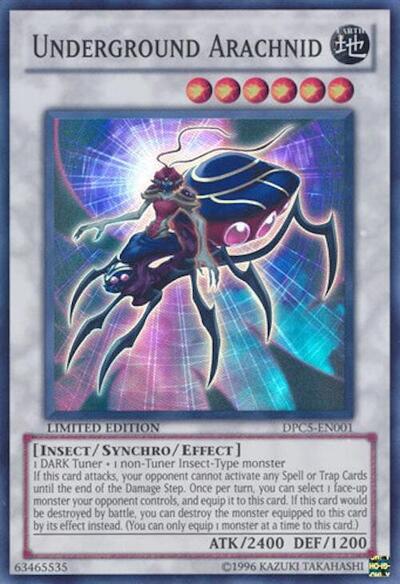 Underground Arachnid (DPC5-EN001) [2011 Duelist Pack Tin]
