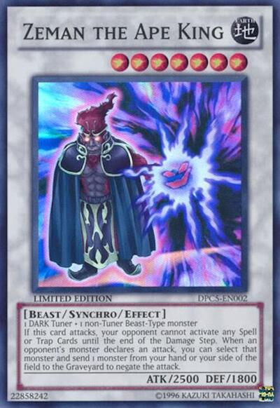 Zeman the Ape King (DPC5-EN002) [2011 Duelist Pack Tin]