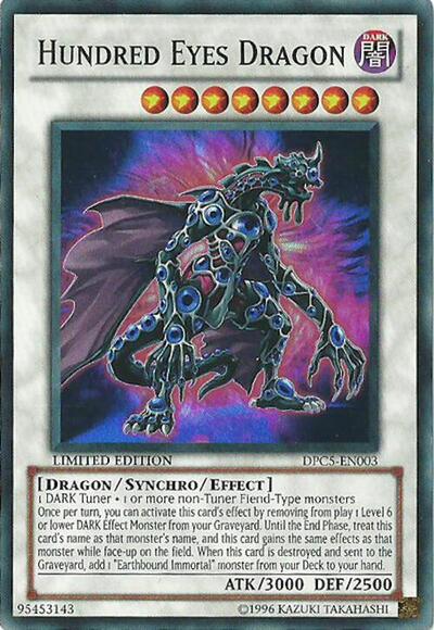 Hundred Eyes Dragon (DPC5-EN003) [2011 Duelist Pack Tin]