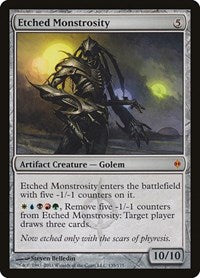 Etched Monstrosity (135) [New Phyrexia]