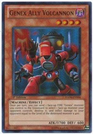 Genex Ally Volcannon (HA04-EN004) - Hidden Arsenal 4 Unlimited
