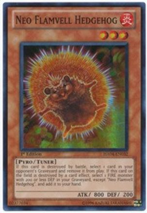 Neo Flamvell Hedgehog (HA04-EN032) - Hidden Arsenal 4 1st Edition