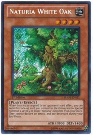 Naturia White Oak (HA04-EN051) - Hidden Arsenal 4 1st Edition