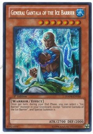 General Gantala of the Ice Barrier (HA04-EN054) - Hidden Arsenal 4 Unlimited