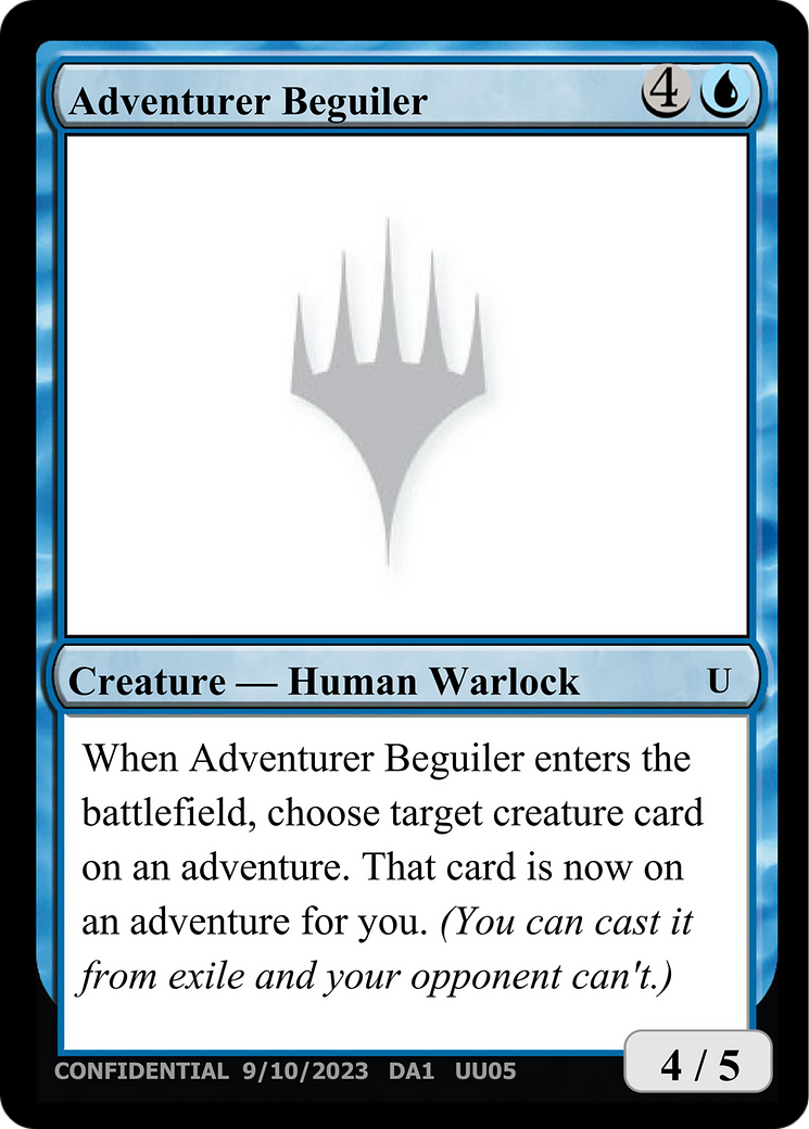 Adventurer Beguiler (UNK-UU05) - Unknown Event