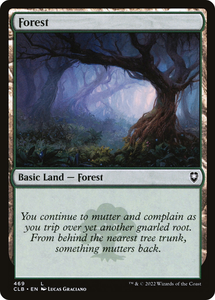 Forest (469) (CLB-469) - Commander Legends: Battle for Baldur's Gate