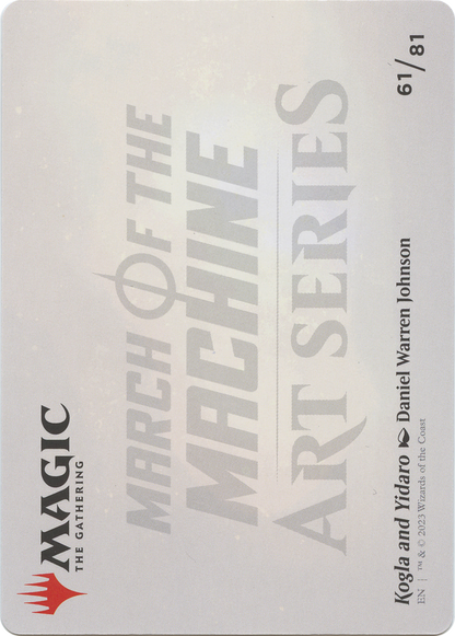 Kogla and Yidaro // Kogla and Yidaro (AMOM-061) - March of the Machine Art Series (Borderless) Foil