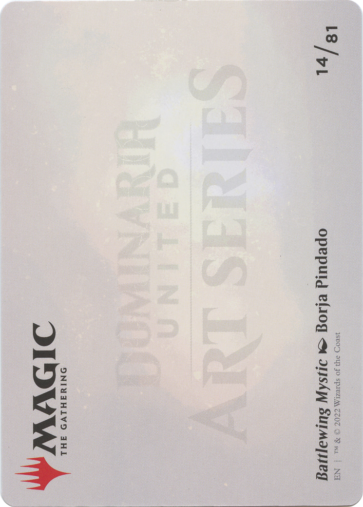 Battlewing Mystic // Battlewing Mystic (ADMU-014) - Dominaria United Art Series (Borderless) Foil