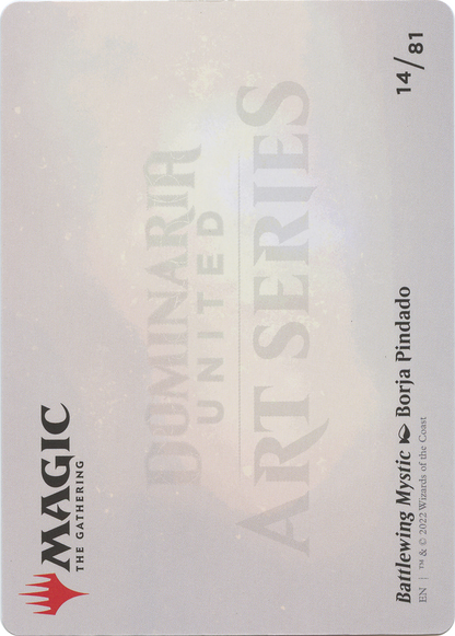 Battlewing Mystic // Battlewing Mystic (ADMU-014) - Dominaria United Art Series (Borderless) Foil