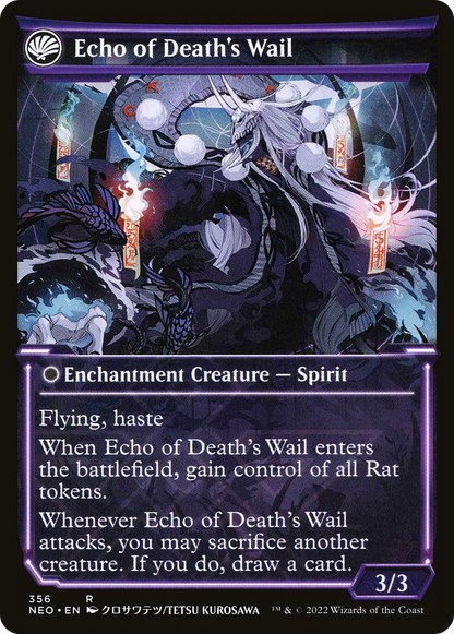 Tribute to Horobi (Showcase) (NEO-356) - Kamigawa: Neon Dynasty: (Showcase, fandfc) Foil