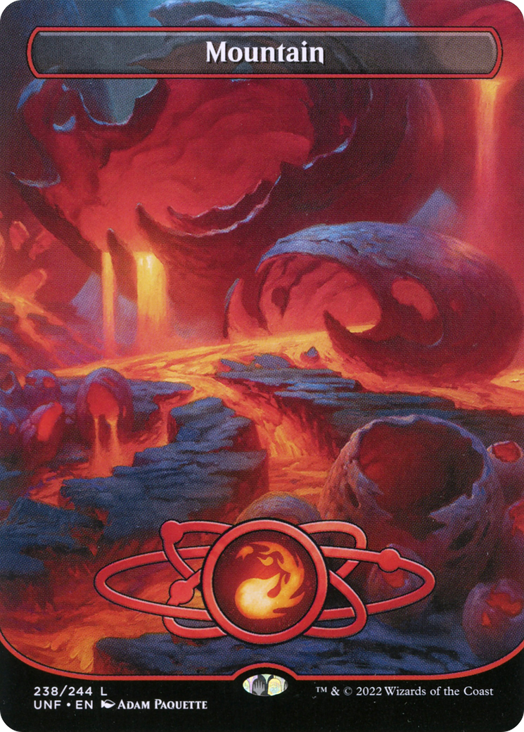 Mountain (238) (Borderless) (UNF-238) - Unfinity Foil