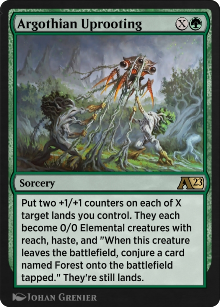 Argothian Uprooting (YBRO-012) - Alchemy: The Brothers' War