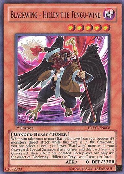 Blackwing - Hillen the Tengu-wind (EXVC-EN008) [Extreme Victory]