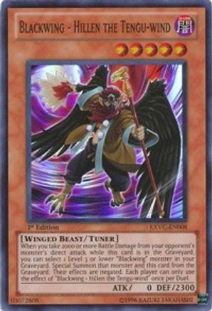 Blackwing - Hillen the Tengu-wind (EXVC-EN008) - Extreme Victory 1st Edition