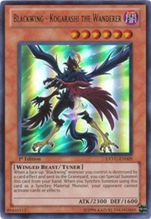 Blackwing - Kogarashi the Wanderer (EXVC-EN009) - Extreme Victory 1st Edition