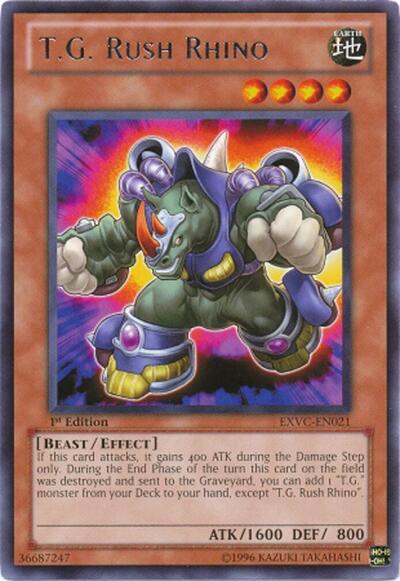 T.G. Rush Rhino (EXVC-EN021) [Extreme Victory]