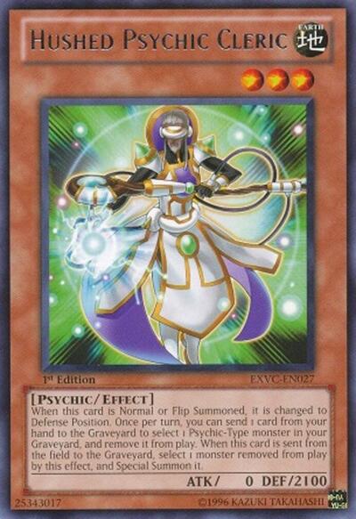 Hushed Psychic Cleric (EXVC-EN027) [Extreme Victory]