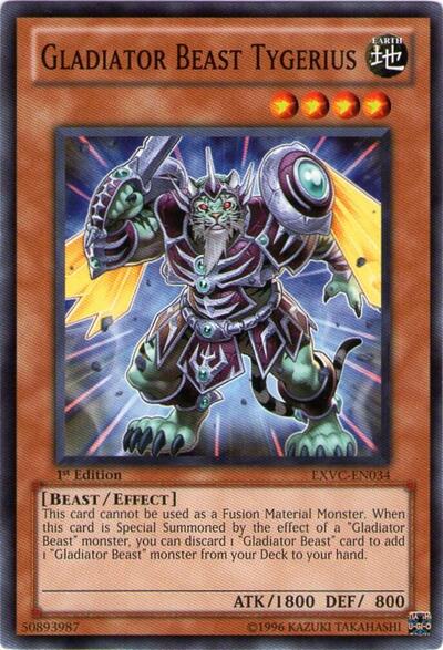 Gladiator Beast Tygerius (EXVC-EN034) [Extreme Victory]