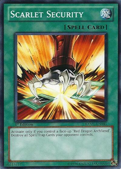 Scarlet Security (EXVC-EN045) [Extreme Victory]