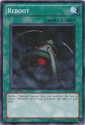 Reboot (EXVC-EN052) - Extreme Victory Unlimited