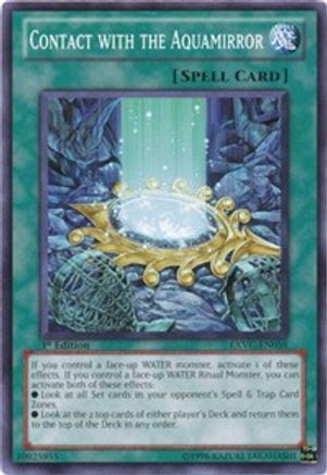 Contact with the Aquamirror (EXVC-EN059) - Extreme Victory 1st Edition
