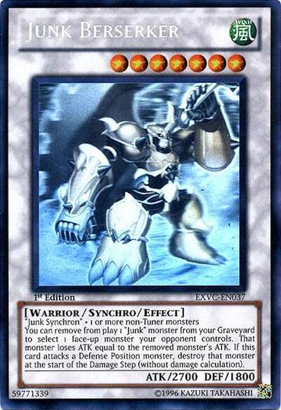 Junk Berserker (Ghost Rare) (EXVC-EN037) [Extreme Victory]