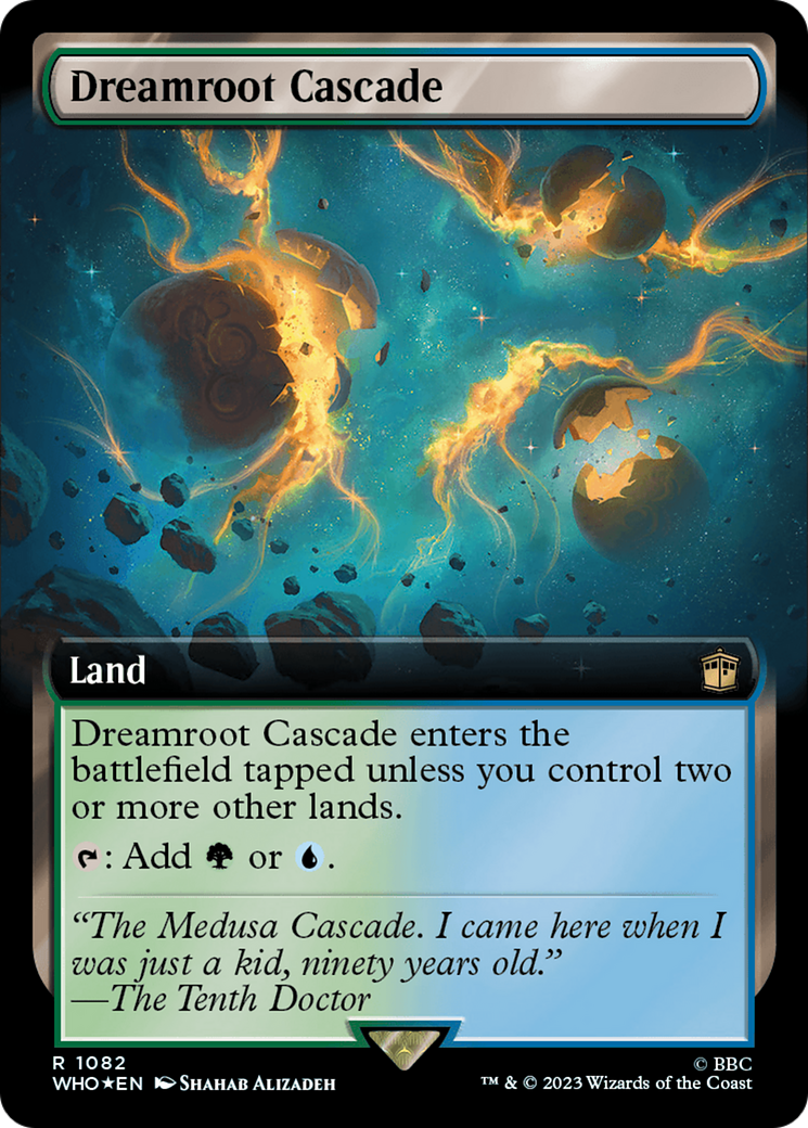 Dreamroot Cascade (Extended Art) (Surge Foil) (WHO-1082) - Doctor Who: (Extended Art) Foil
