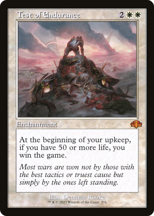 Test of Endurance (Retro Frame) (DMR-276) - Dominaria Remastered
