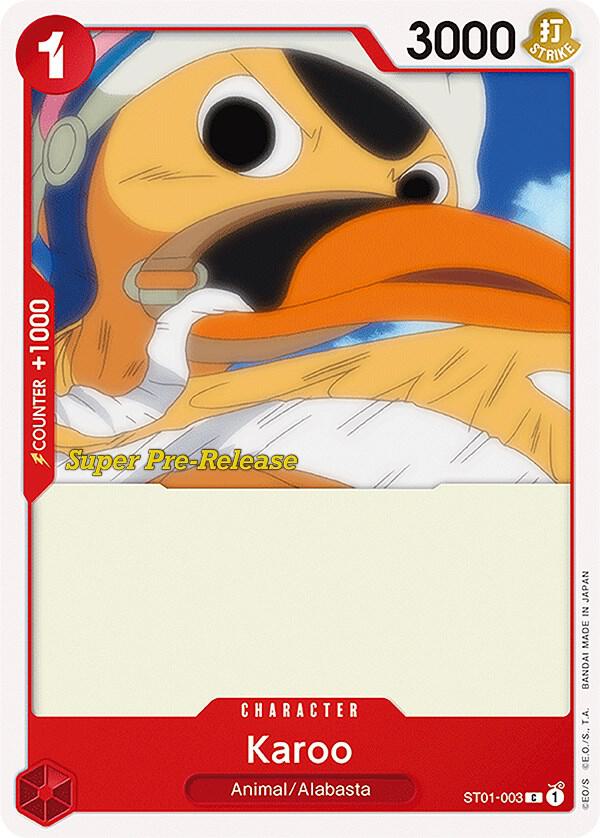 Karoo (ST01-003) [Super Pre-Release Starter Deck 1: Straw Hat Crew]