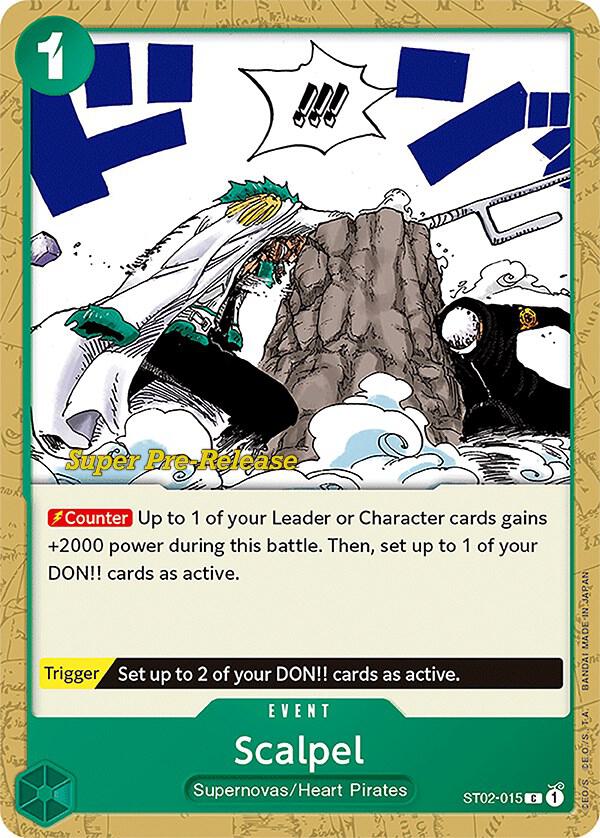Scalpel (ST02-015) [Super Pre-Release Starter Deck 2: Worst Generation]