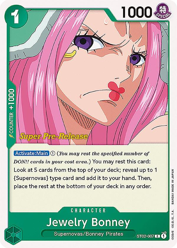 Jewelry Bonney (ST02-007) [Super Pre-Release Starter Deck 2: Worst Generation]