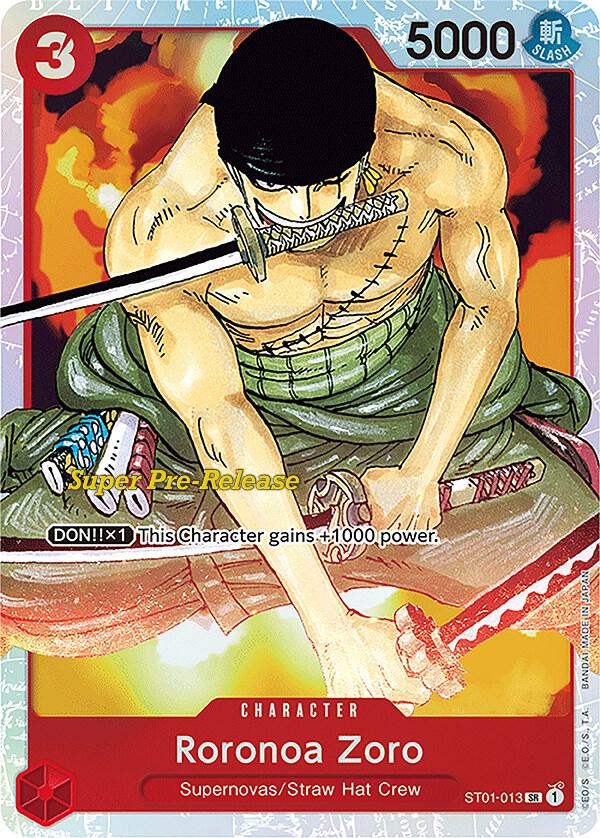 Roronoa Zoro (ST01-013) [Super Pre-Release Starter Deck 1: Straw Hat Crew]