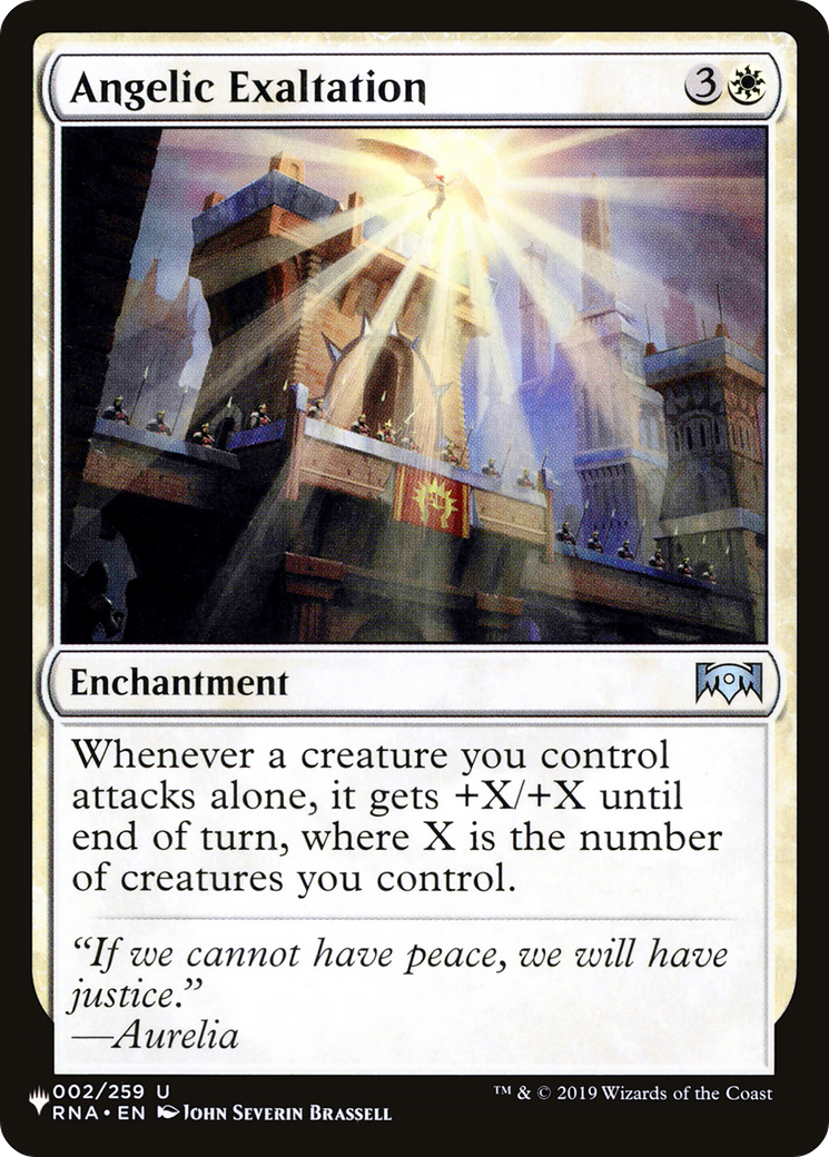 Angelic Exaltation (LIST-RNA-2) - The List