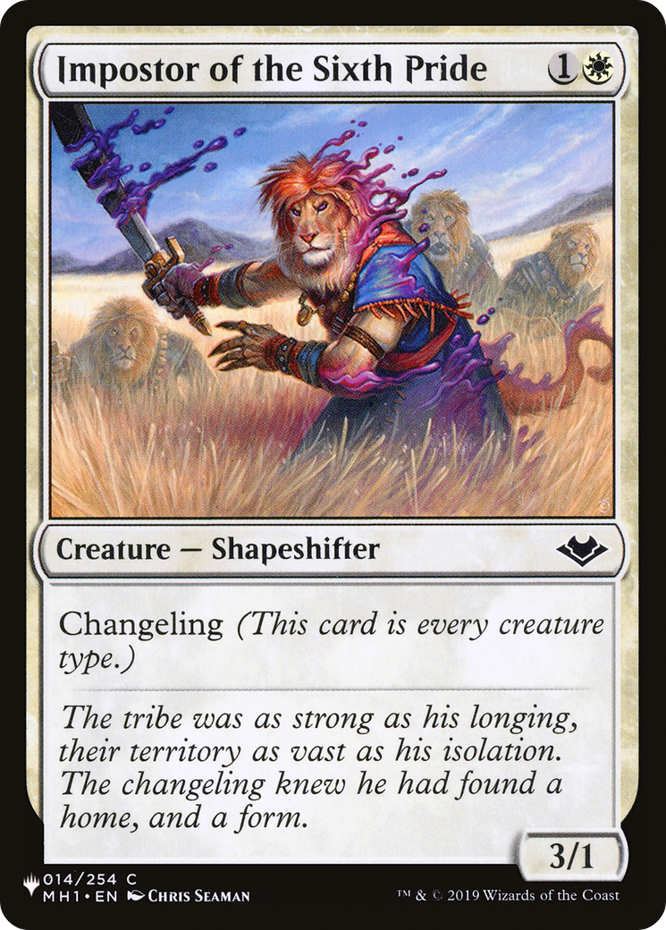 Impostor of the Sixth Pride (LIST-014) - The List