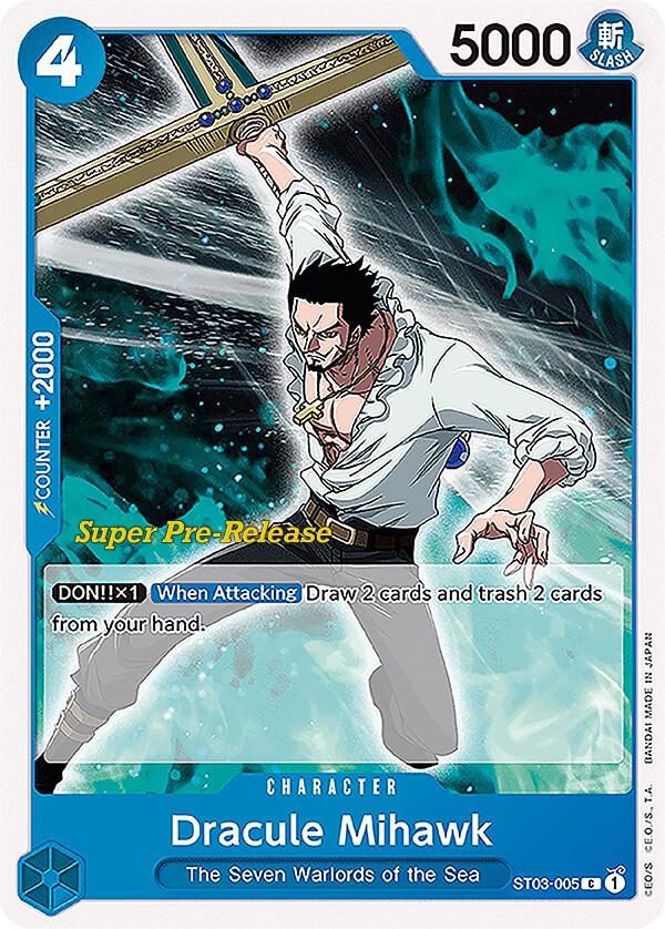 Dracule Mihawk (ST03-005) [Super Pre-Release Starter Deck 3: The Seven Warlords of the Sea]