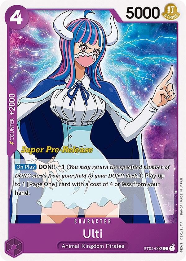 Ulti (ST04-002) [Super Pre-Release Starter Deck 4: Animal Kingdom Pirates]