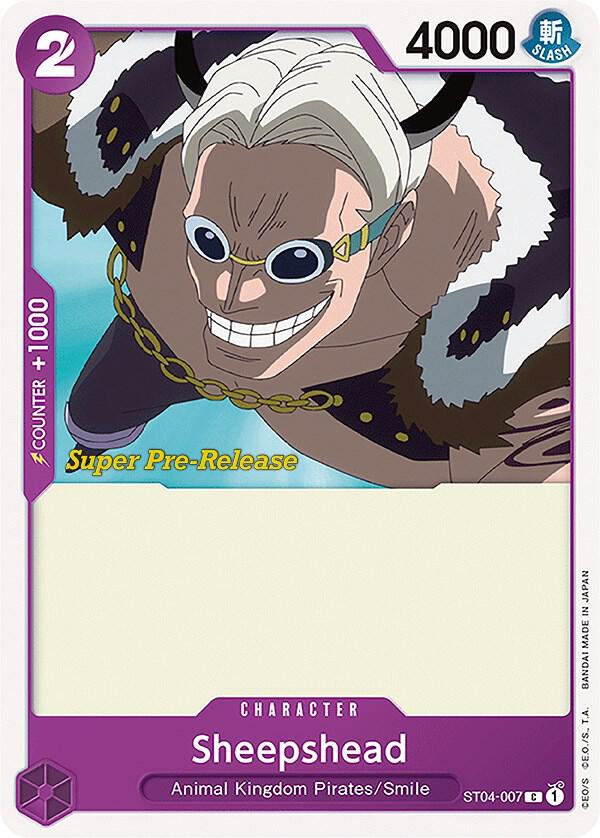 Sheepshead (ST04-007) [Super Pre-Release Starter Deck 4: Animal Kingdom Pirates]