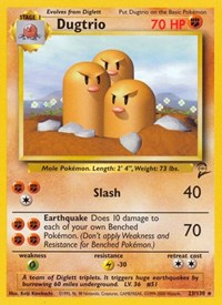 Dugtrio (023/130) [Base Set 2]