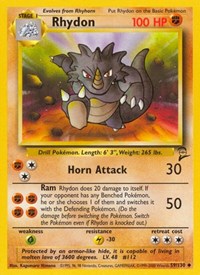 Rhydon (059/130) [Base Set 2]