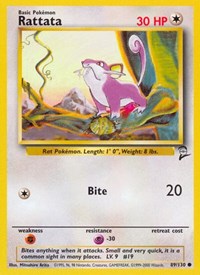 Rattata (089/130) [Base Set 2]
