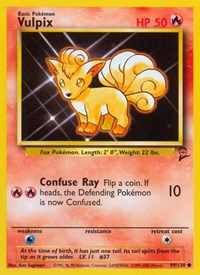 Vulpix (099/130) [Base Set 2]
