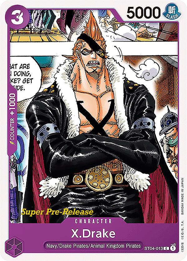 X.Drake (ST04-013) [Super Pre-Release Starter Deck 4: Animal Kingdom Pirates]