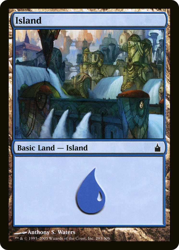 Island (293) (RAV-293) - Ravnica: City of Guilds