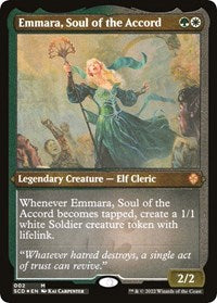 Emmara, Soul of the Accord (Foil Etched) (2) [Starter Commander Decks]
