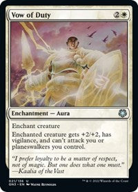 Vow of Duty (21) [Magic Game Night: Free-For-All]