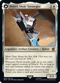 Prowl, Stoic Strategist (1) [Universes Beyond: Transformers]