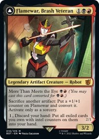 Flamewar, Brash Veteran (10) [Universes Beyond: Transformers]