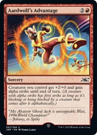 Aardwolf's Advantage (97) [Unfinity]
