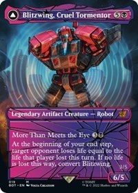 Blitzwing, Cruel Tormentor (Shattered Glass) (19) [Universes Beyond: Transformers]